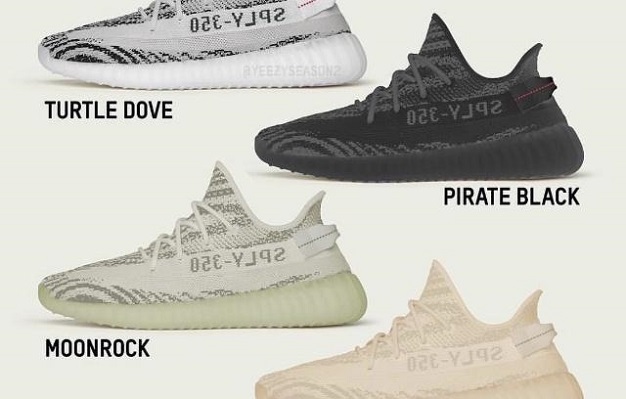 different yeezy colors