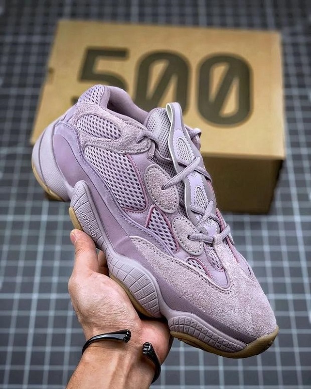 lavender yeezy 500