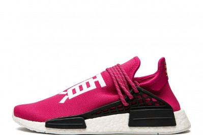 Reps Pharrell x MMD Human Race Pink 'Shock Pink' For Sale