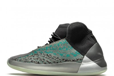 Shop Adidas Yeezy QNTM Replica 'Teal Blue' Sneakers